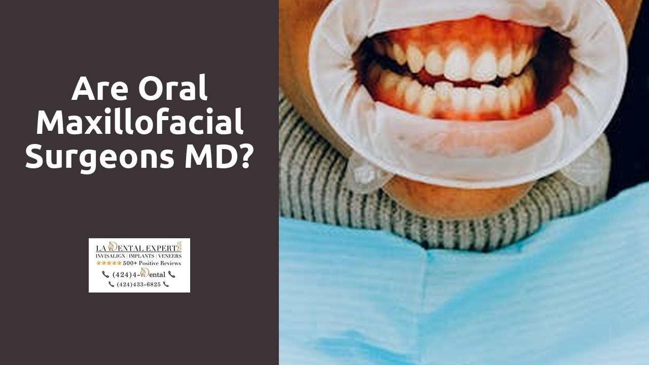 Are oral maxillofacial surgeons MD?