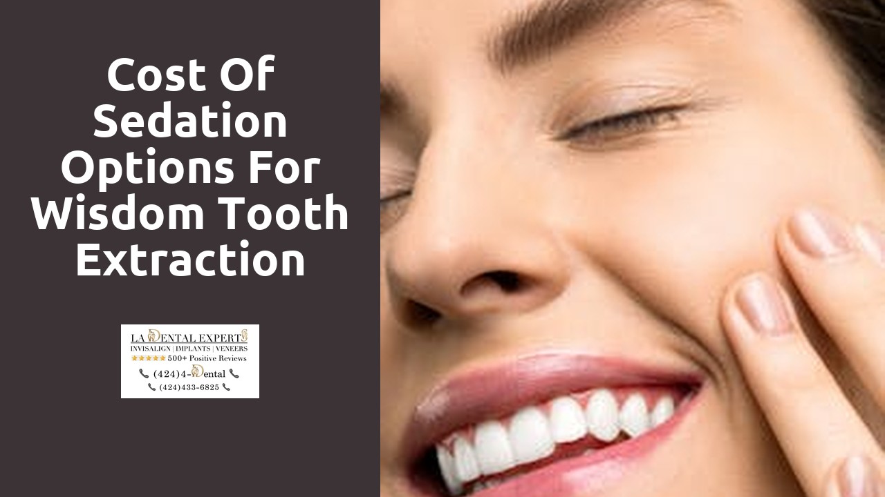 Cost of Sedation Options for Wisdom Tooth Extraction