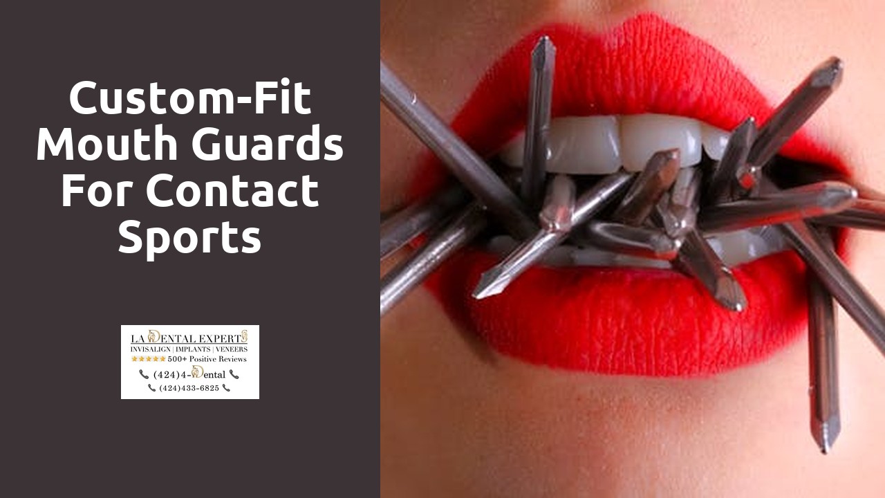 Custom-Fit Mouth Guards for Contact Sports