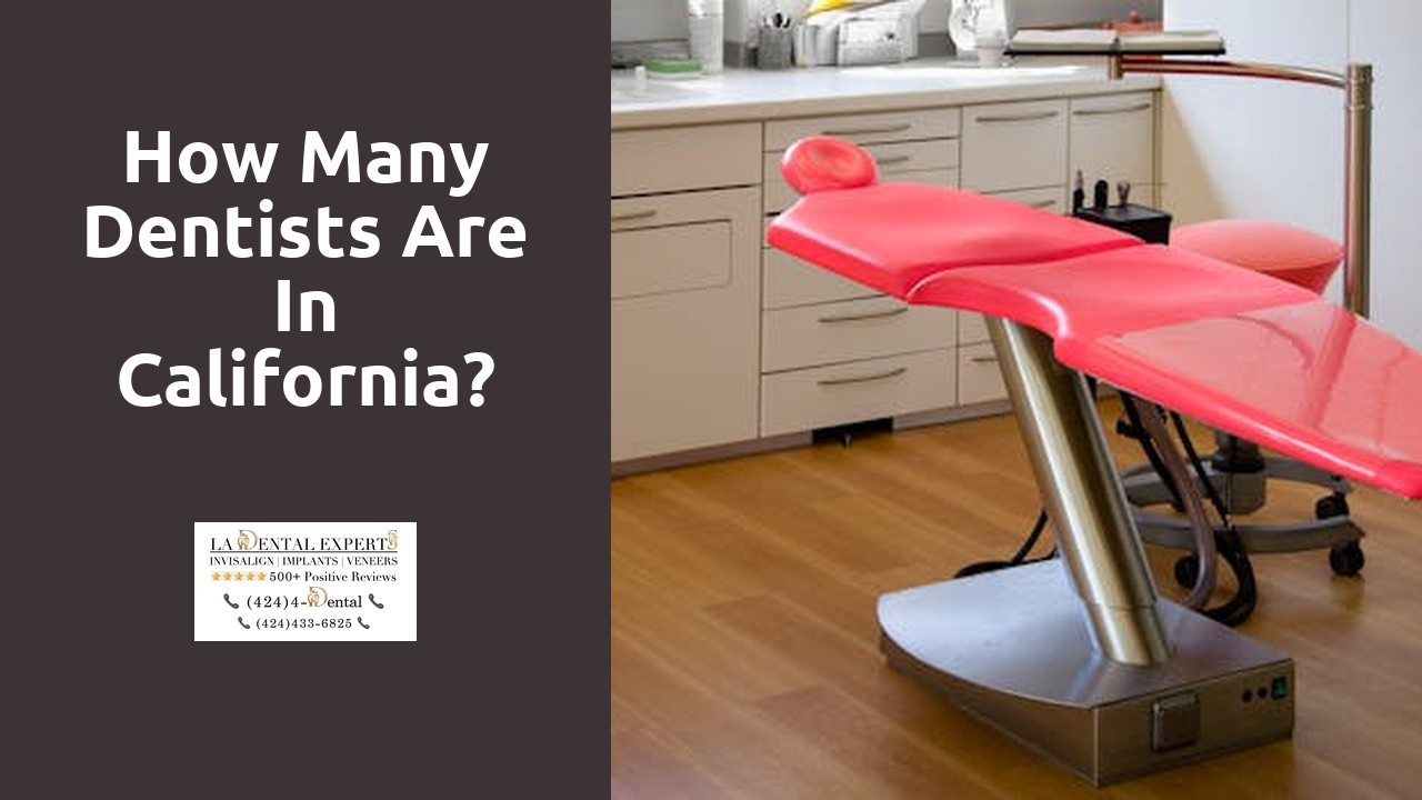 How many dentists are in California?