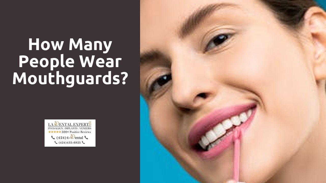 How many people wear mouthguards?