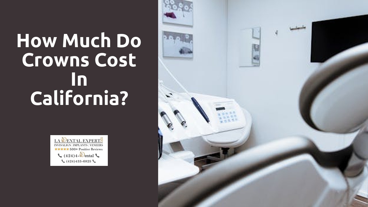 How much do crowns cost in California?