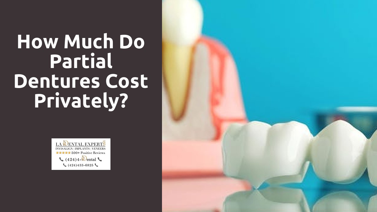 How much do partial dentures cost privately?
