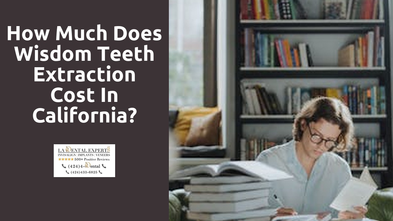 How much does wisdom teeth extraction cost in California?
