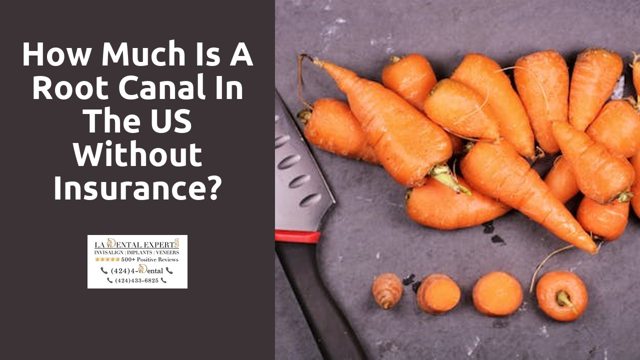 How much is a root canal in the US without insurance?