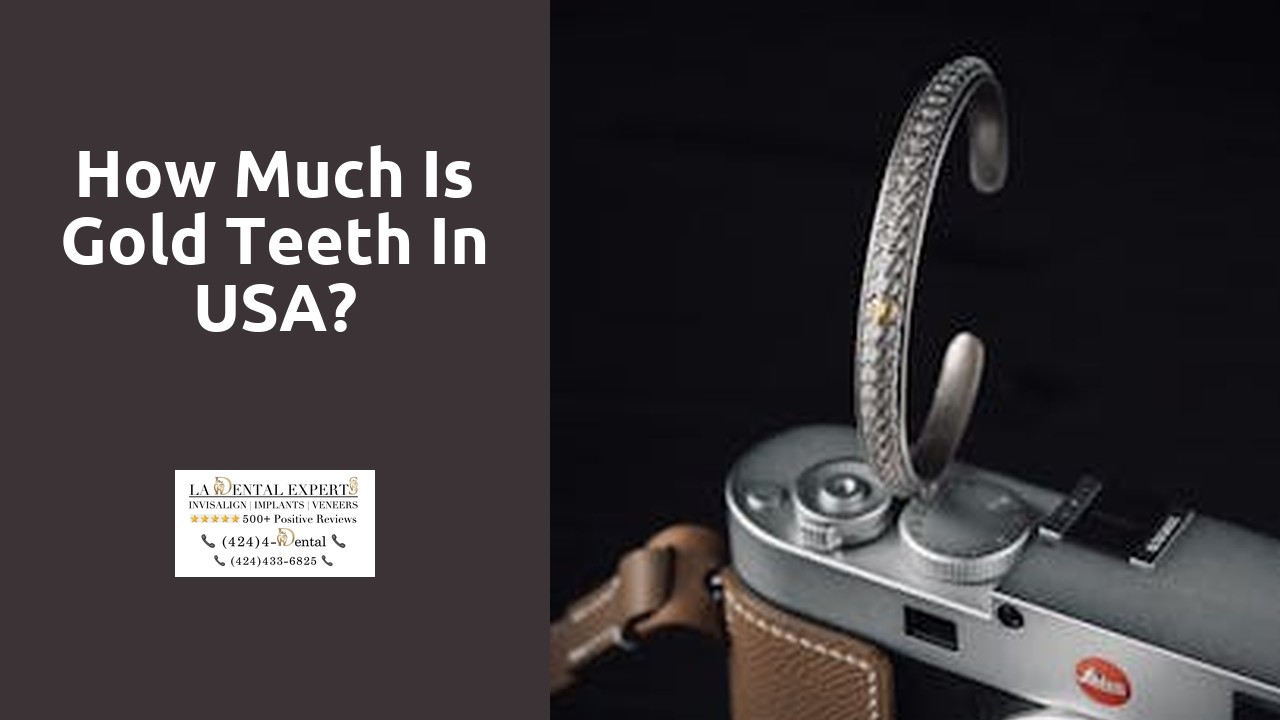 How much is gold teeth in USA?