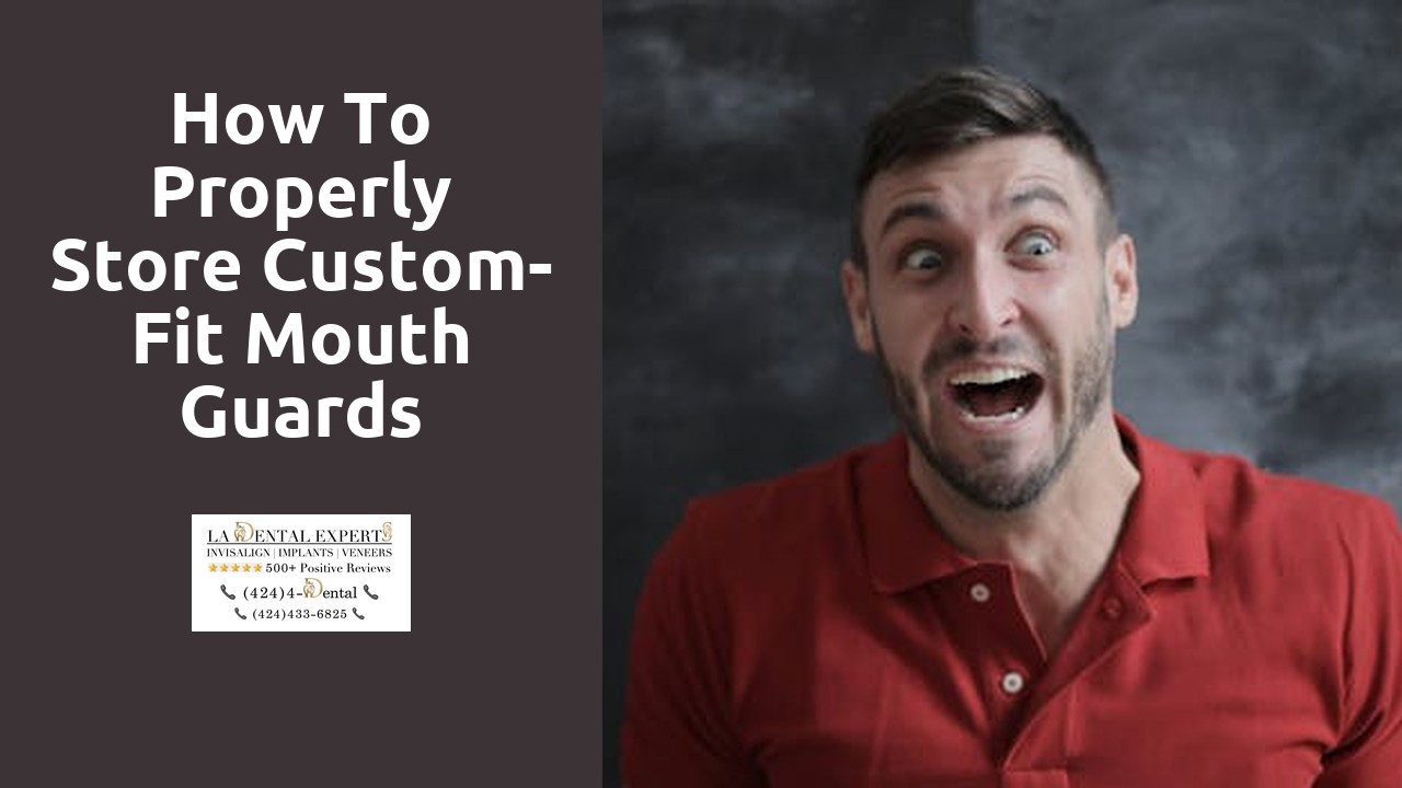 How to Properly Store Custom-Fit Mouth Guards