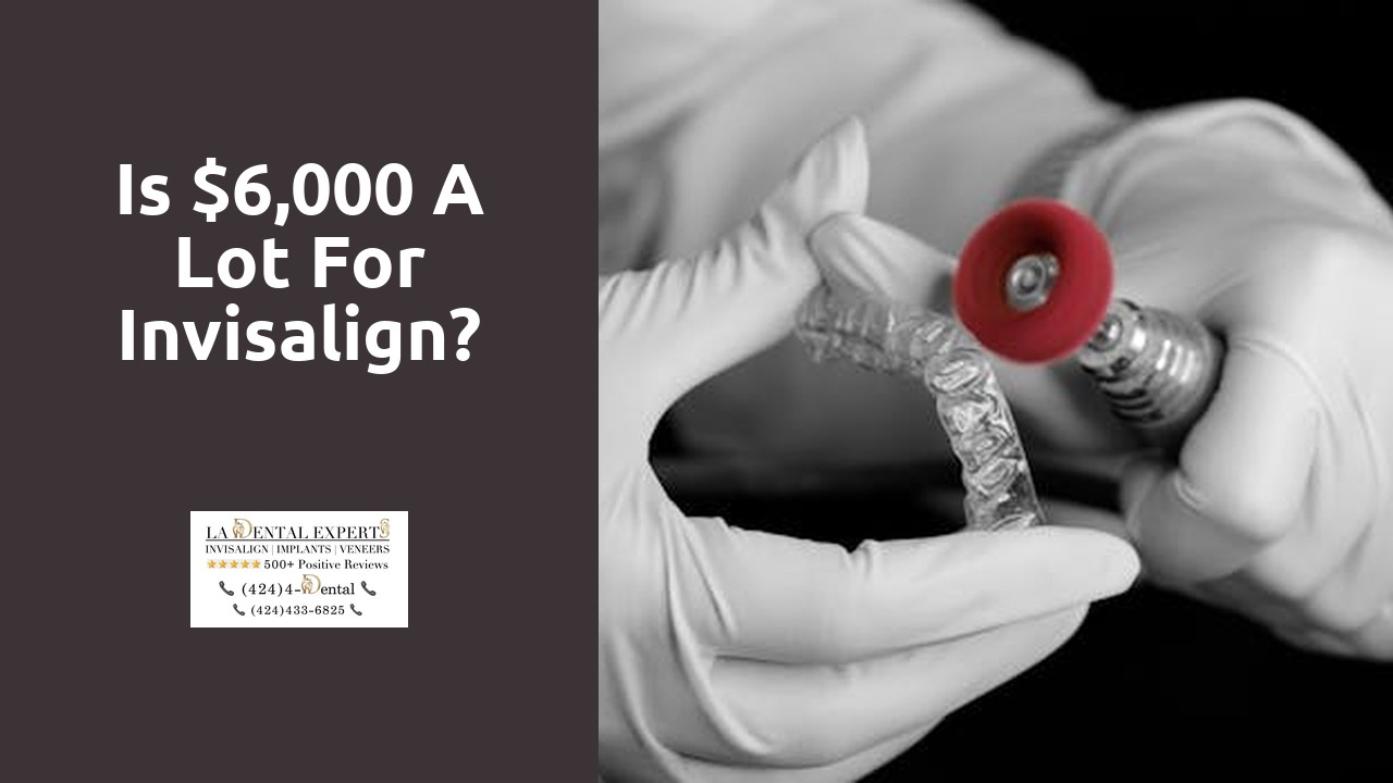 Is $6,000 a lot for Invisalign?