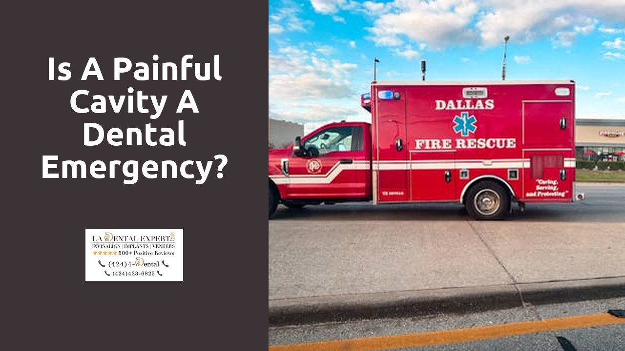 Is a painful cavity a dental emergency?