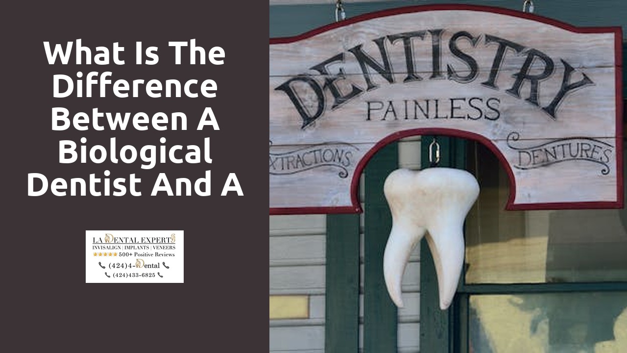 What is the difference between a biological dentist and a holistic dentist?