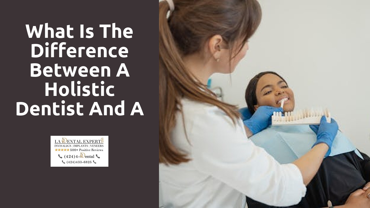 What is the difference between a holistic dentist and a traditional dentist?