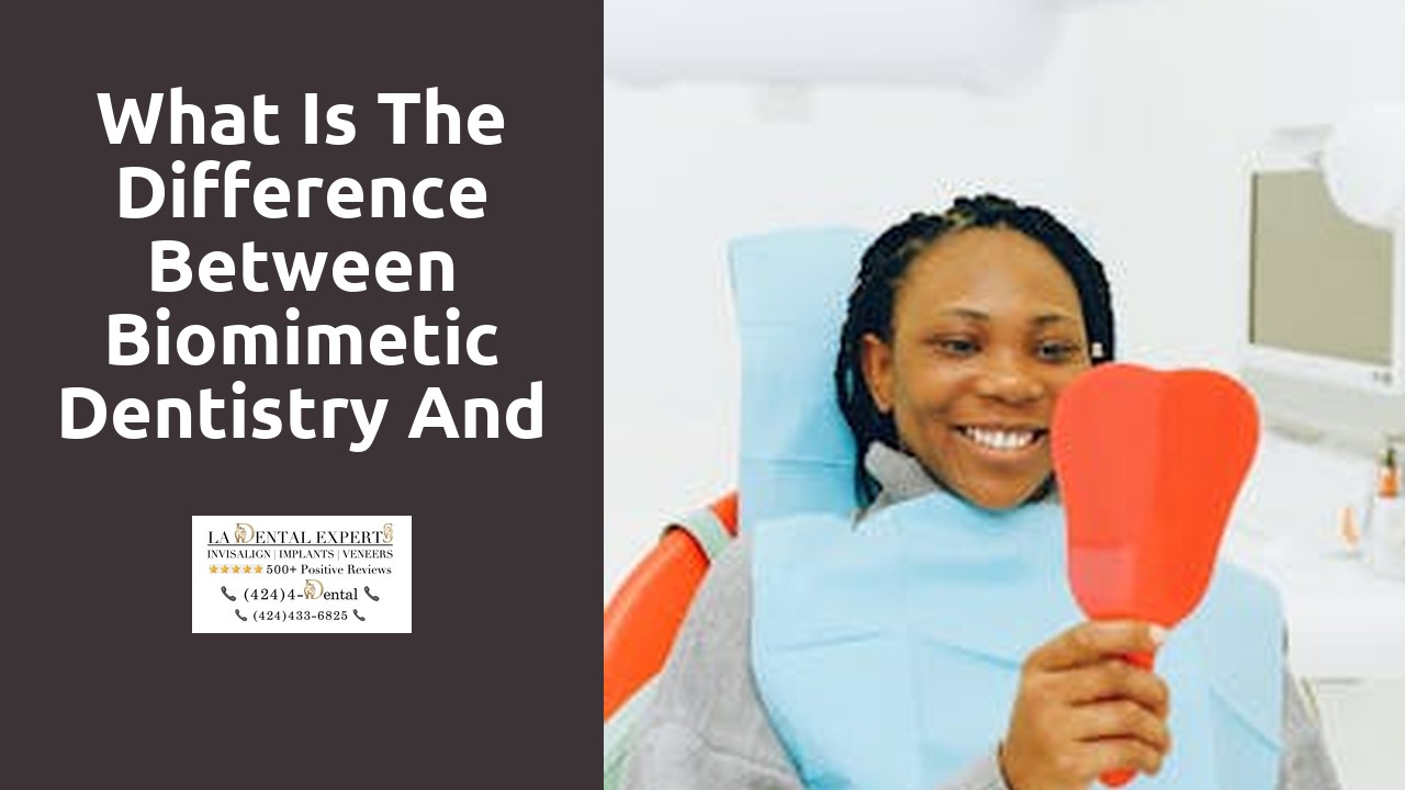 What is the difference between biomimetic dentistry and general dentistry?