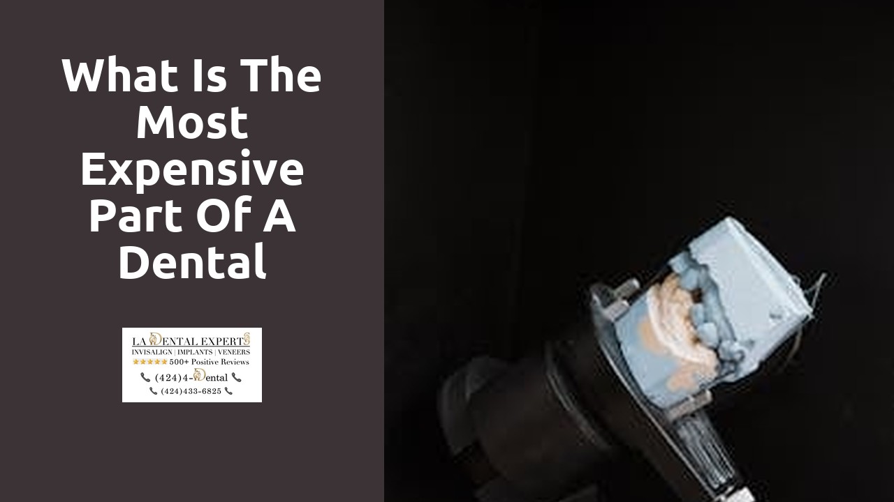 What is the most expensive part of a dental implant?