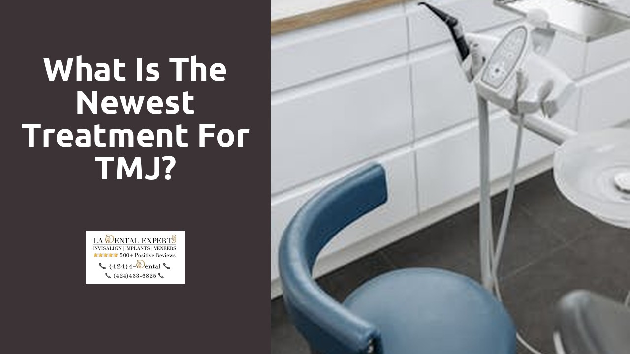 What is the newest treatment for TMJ?