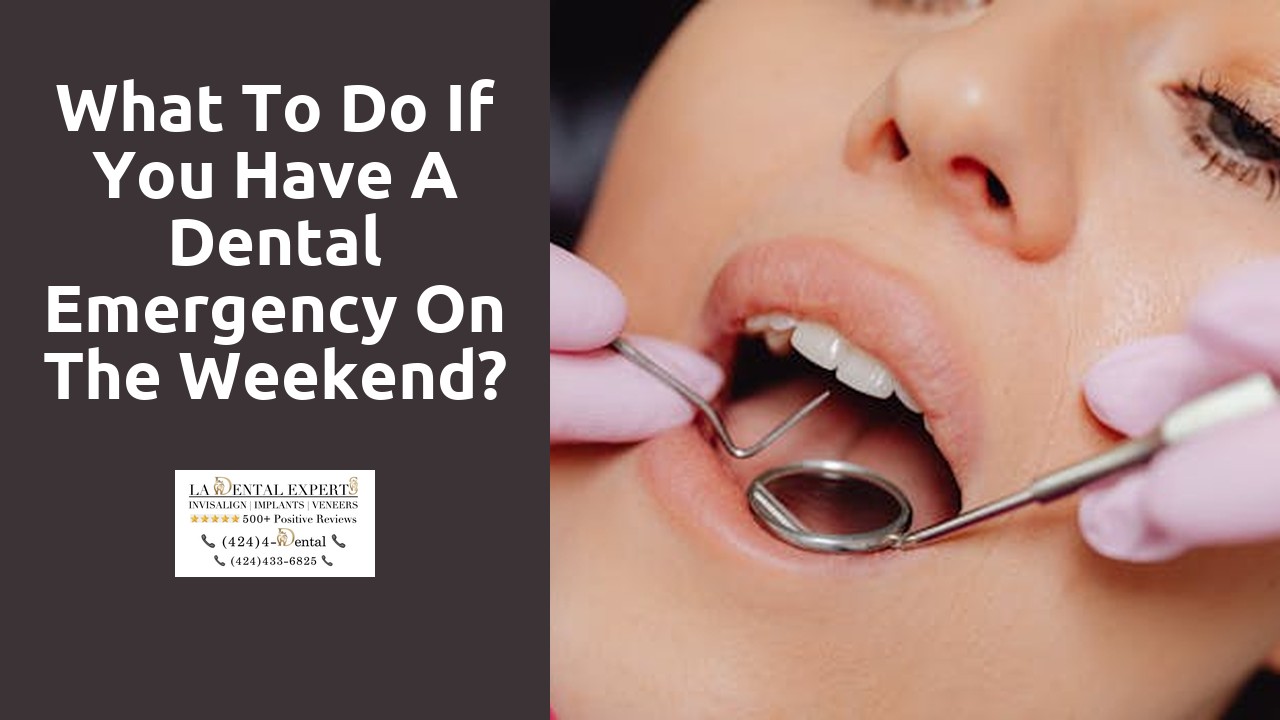 What to do if you have a dental emergency on the weekend?