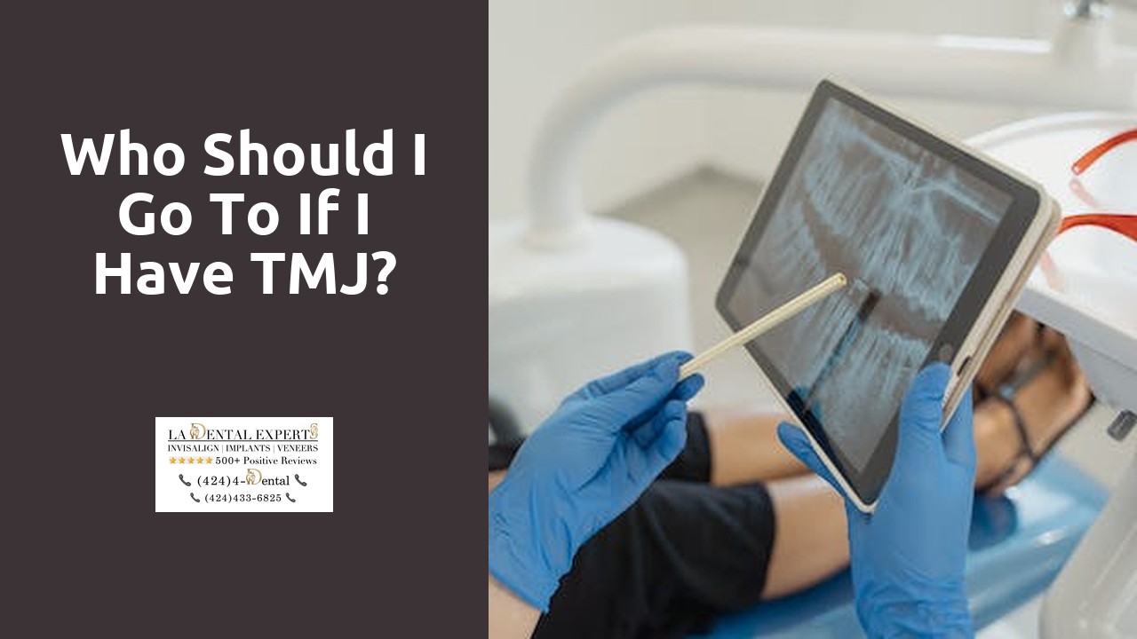 Who should I go to if I have TMJ?