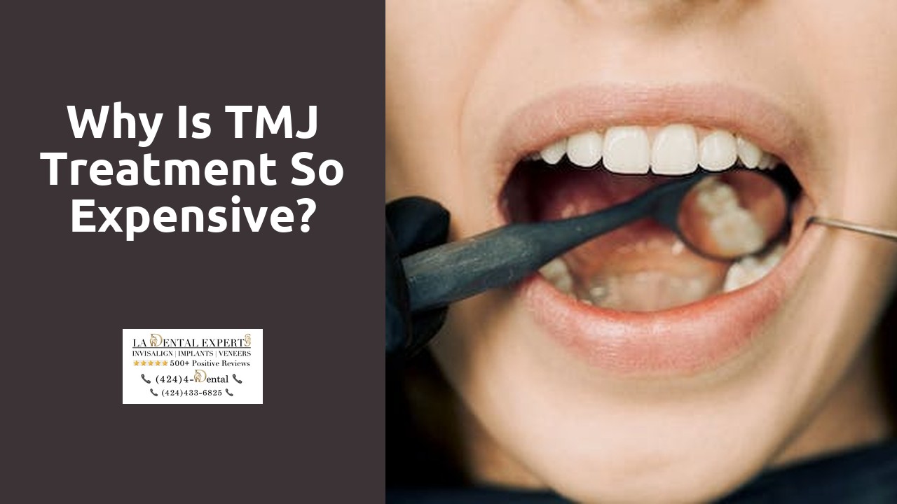 Why is TMJ treatment so expensive?